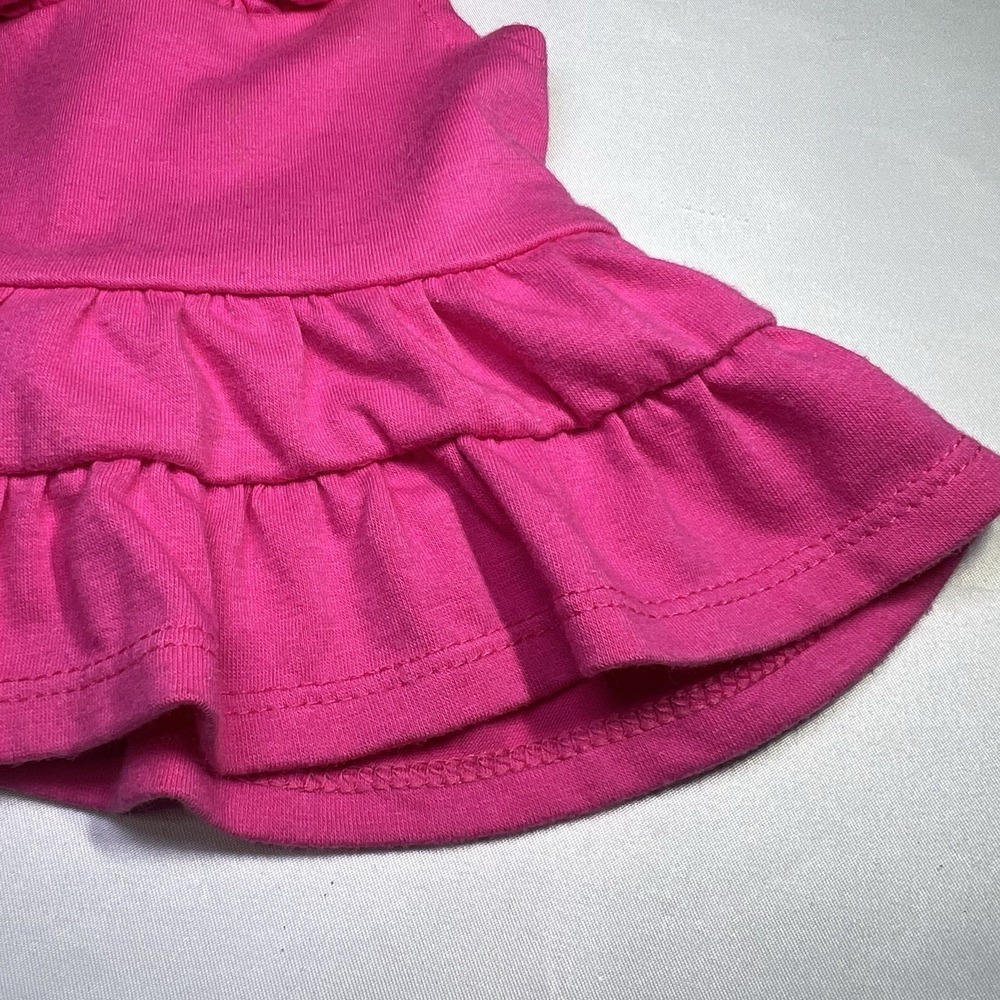 Build‎ A Bear Workshop Clothes Pink Floral Rose Flower Rosette Gem Dress - Picture 4 of 9